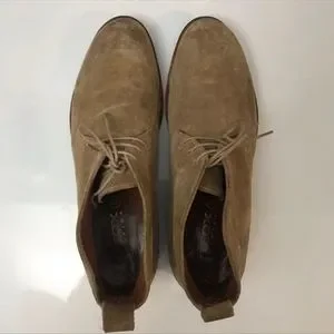 Goex Respira casual suede lace up chukka shoes with leather accents Geox U Edizione Men main image 4